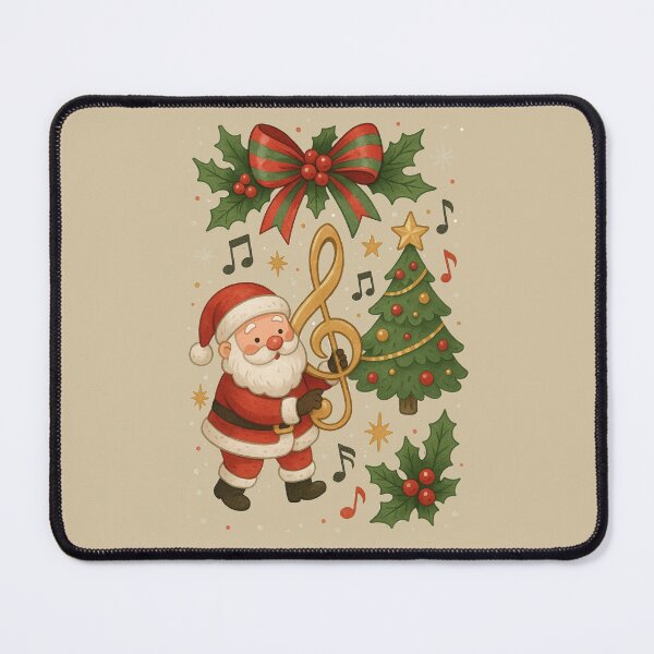 Item preview, christmas santa music art designed and sold by Sn1ver.