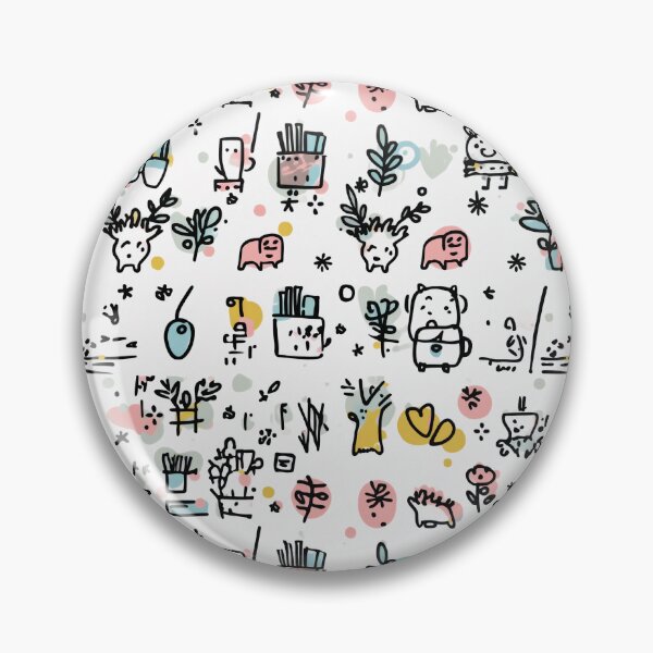 Item preview, Playful Hand-Drawn Doodle Pattern designed and sold by GriferrStore.