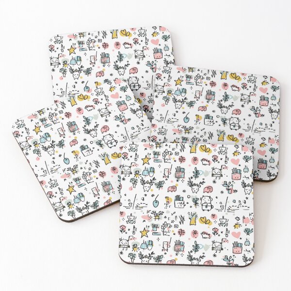 Item preview, Playful Hand-Drawn Doodle Pattern designed and sold by GriferrStore.