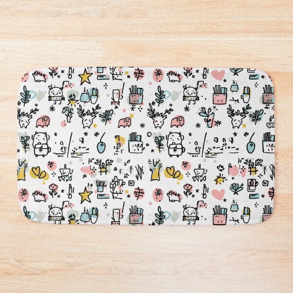 Item preview, Playful Hand-Drawn Doodle Pattern designed and sold by GriferrStore.
