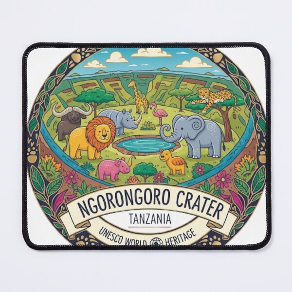 Item preview, NGORONGORO CRATER TANZANIA designed and sold by likbatonboot.