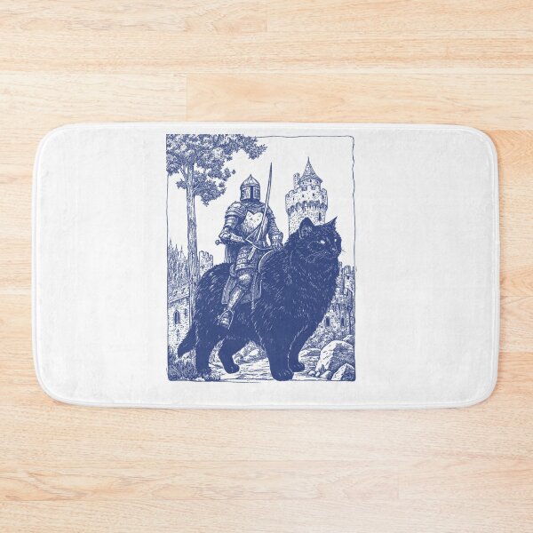 Item preview, Knight Cat Rider  90S Medieval Grimdark Dark Gift For Him Fairycore Style designed and sold by JohnsonlqArts.
