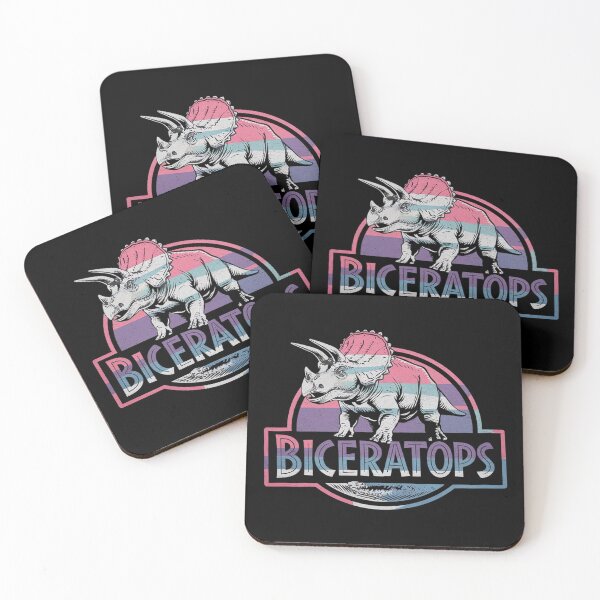 Item preview, Biceratops Bisexual Dinosaur LGBT Pride designed and sold by MarryIsMonth.