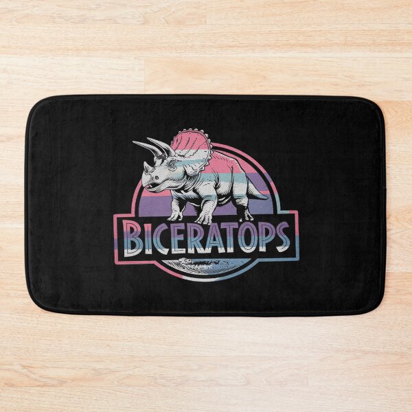 Item preview, Biceratops Bisexual Dinosaur LGBT Pride designed and sold by MarryIsMonth.