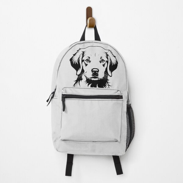 Item preview, Gentle Golden Retriever Portrait in Classic Monochrome Style. designed and sold by MissYouONLY.