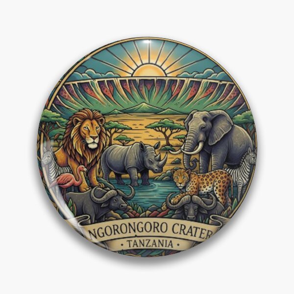 Item preview, NGORONGORO CRATER TANZANIA designed and sold by likbatonboot.
