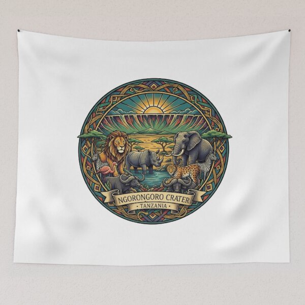 Item preview, NGORONGORO CRATER TANZANIA designed and sold by likbatonboot.