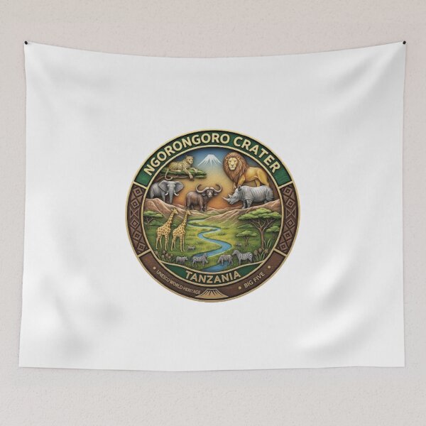 Item preview, NGORONGORO CRATER TANZANIA designed and sold by likbatonboot.