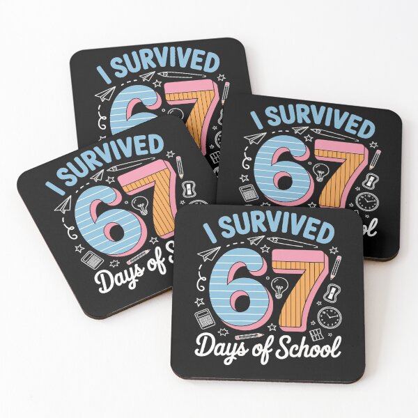 Item preview, I Survived 67 Days Of School   designed and sold by RayhendersonArt.