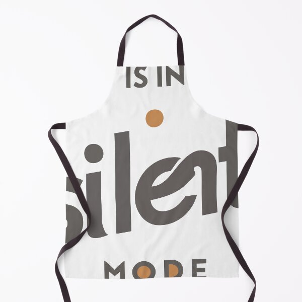 Item preview, "IS IN SILENT MODE" Typographic Design designed and sold by iwzzuel.