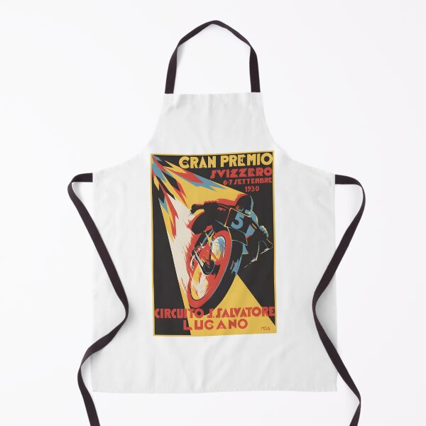 Item preview, Swiss Grand Prix Lugano 1930 Motorcycle Race Poster designed and sold by CharlieDesings.
