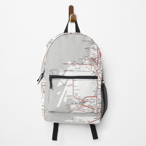 Item preview, GBR train/rail map retro style 2026 designed and sold by MrMappy.