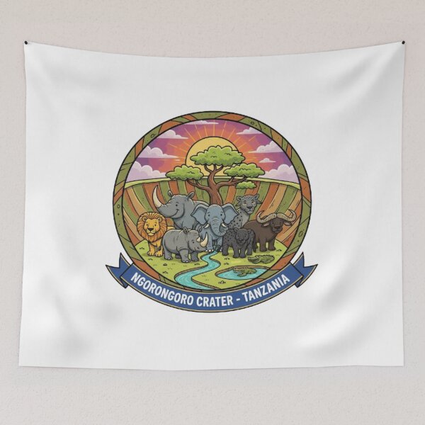 Item preview, NGORONGORO CRATER TANZANIA designed and sold by likbatonboot.