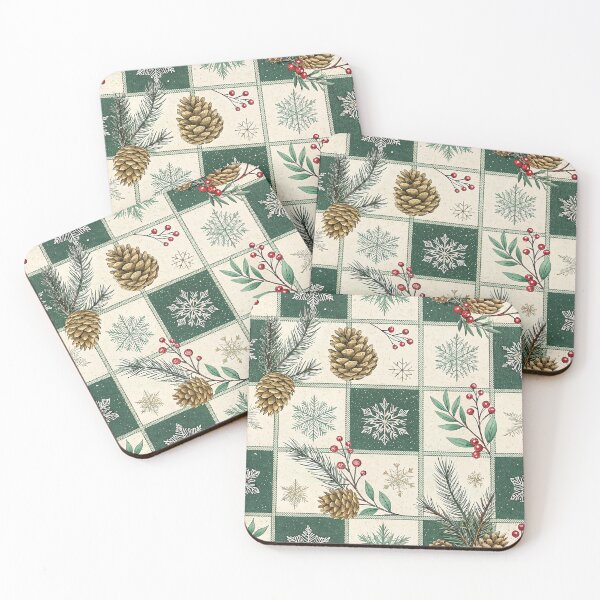 Item preview, Classy design with a checkered pattern for festive season designed and sold by Merrylands Artshop.
