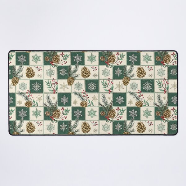 Item preview, Classy design with a checkered pattern for festive season designed and sold by Merrylands Artshop.