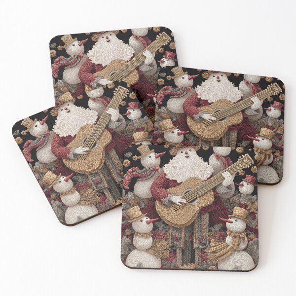 Item preview, Santa Playing guitar postcard 1 designed and sold by yumas.