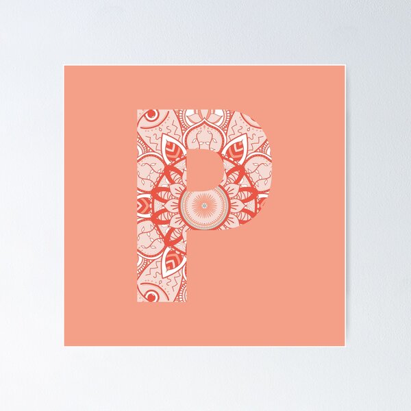 Item preview, Pink P Mandala designed and sold by abirose30.