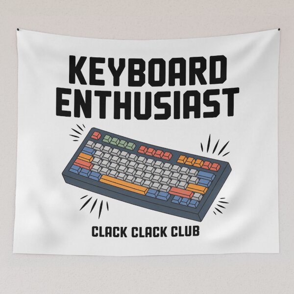 Item preview, Keyboard Enthusiast Custom Mechanical Office Geek designed and sold by Blok45.