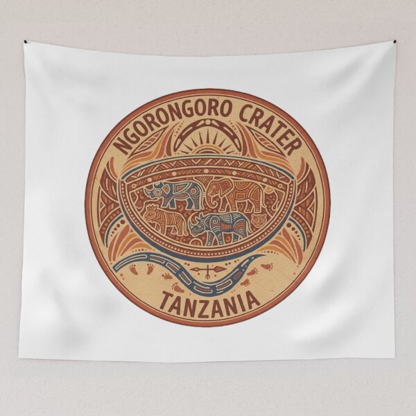 Item preview, NGORONGORO CRATER TANZANIA designed and sold by likbatonboot.