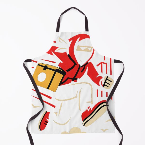 Item preview, Urban Ninja Courier – Street Comic Delivery Hero Illustration designed and sold by Zara’s shop.