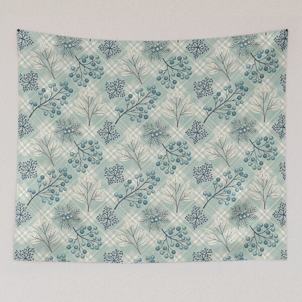 Item preview, Stylish design with a checkered pattern for winter time designed and sold by Merrylands Artshop.