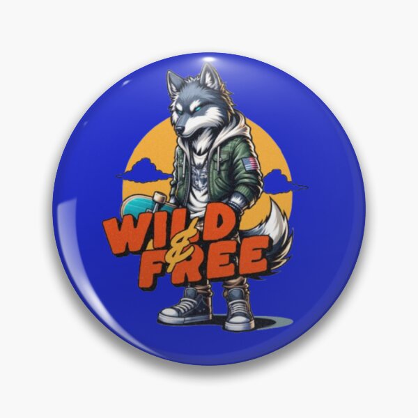 Item preview, Skater Wolf – Urban Wild Style Illustration designed and sold by WAKYSHOP.