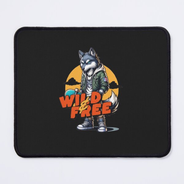 Item preview, Skater Wolf – Urban Wild Style Illustration designed and sold by WAKYSHOP.