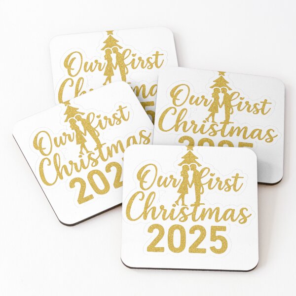 Item preview, Our First Christmas 2025 Couple T-Shirt Design designed and sold by CoolGTees.