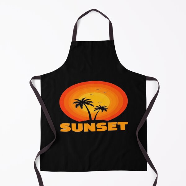 Item preview, Tropical Sunset Silhouette with Palm Trees and Birds – Vibrant Beach Vibes for Summer Lovers designed and sold by Bright Nest Studio.