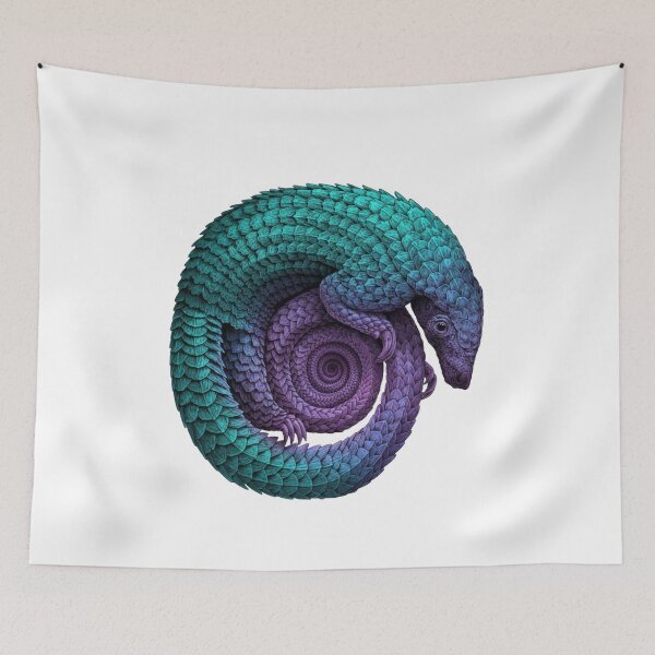 Item preview, Pangolin, Optical Illusion Graphic designed and sold by DesignDenDo ⭐⭐⭐⭐⭐.