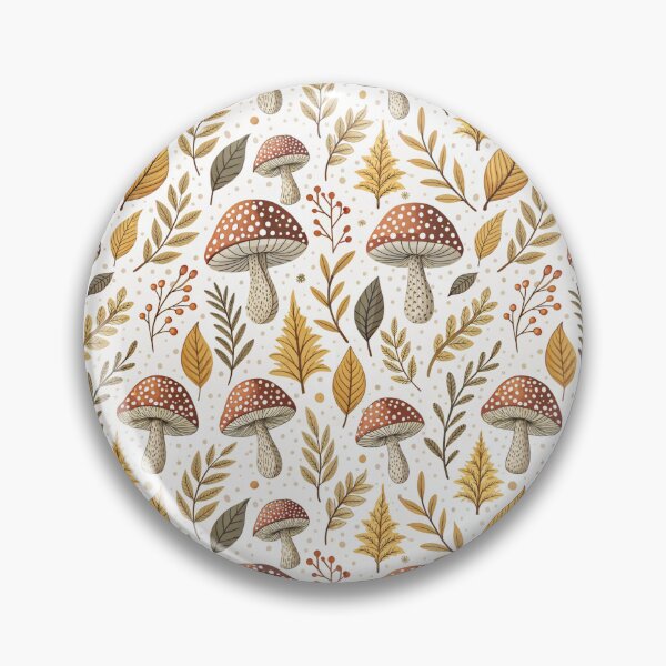 Item preview, Autumn Mushrooms Nordic designed and sold by Shuga-Design.