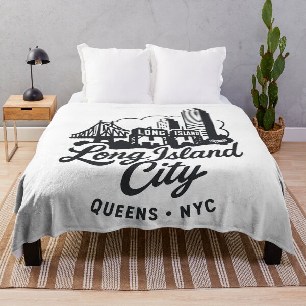 Item preview, Long Island City New York Skyline Block designed and sold by Boogosh.