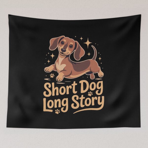 Item preview, Short Dog, Big Charm designed and sold by SztylishDesigns.