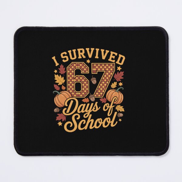 Item preview, I Survived 67 Days Of School Teacher Thanksgiving designed and sold by MeowtivationP.