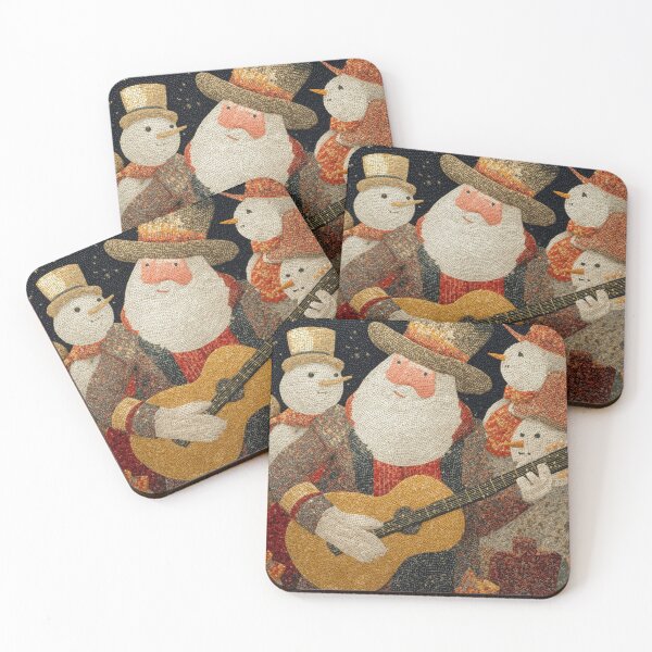 Item preview, Santa PLaying Guitar postcard 2 designed and sold by yumas.