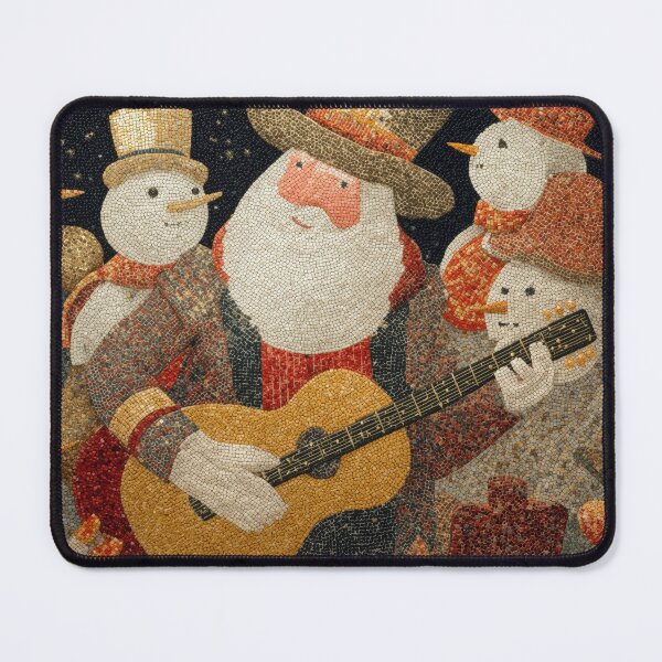 Item preview, Santa PLaying Guitar postcard 2 designed and sold by yumas.