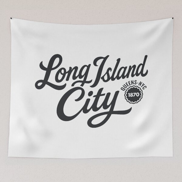 Item preview, Long Island City New York Script Lettering designed and sold by Boogosh.