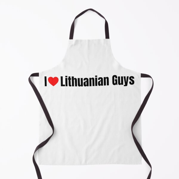 Item preview, I Love Lithuanian Guys Custom Made Lithuanian Pride Text Design designed and sold by AlienTechs.