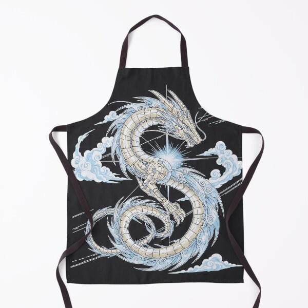 Item preview, Cloud Mecha Dragon: Zenith Core | Cyberpunk Kaiju Line Art designed and sold by Zara’s shop.