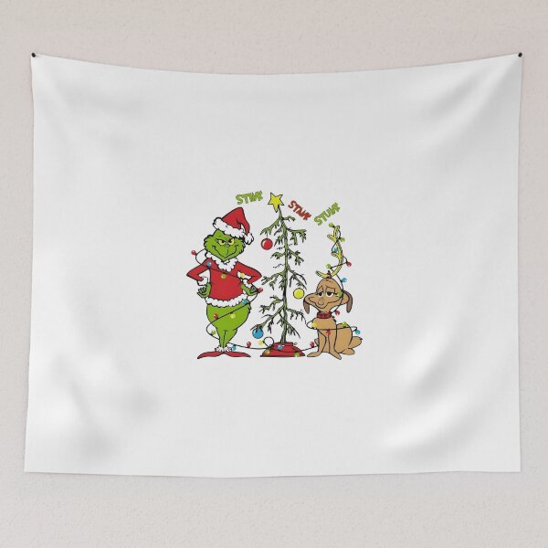 Item preview, Árbol de Navidad de Grinch y Max designed and sold by sahbender.