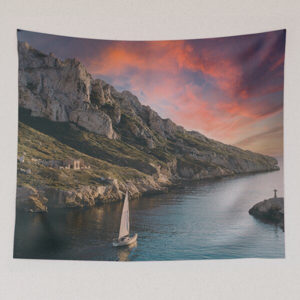 Item preview, Sailing along the coast of Marseille designed and sold by Mauswohn.