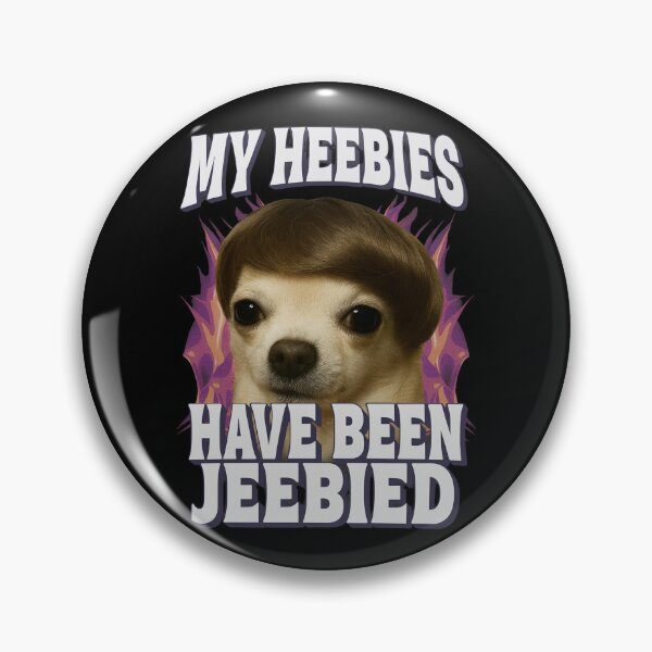 Item preview, Funny Anxiety Meme Design – My Heebies Have Been Jeebied Silly Dog Vintage Graphic designed and sold by love3617.