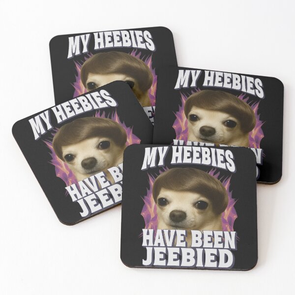 Item preview, Funny Anxiety Meme Design – My Heebies Have Been Jeebied Silly Dog Vintage Graphic designed and sold by love3617.