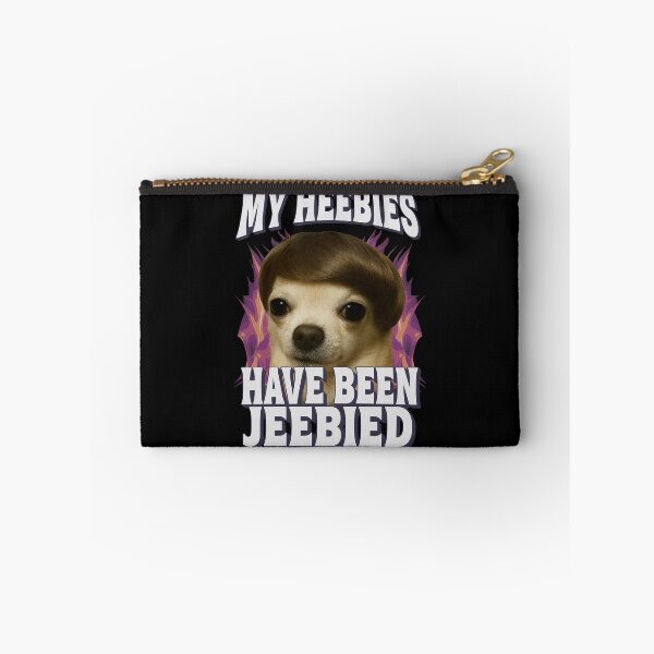 Item preview, Funny Anxiety Meme Design – My Heebies Have Been Jeebied Silly Dog Vintage Graphic designed and sold by love3617.