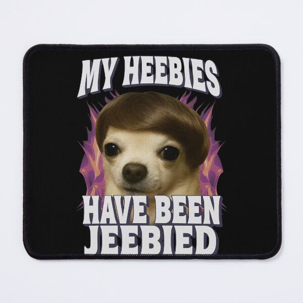 Item preview, Funny Anxiety Meme Design – My Heebies Have Been Jeebied Silly Dog Vintage Graphic designed and sold by love3617.
