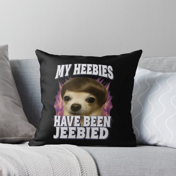 Item preview, Funny Anxiety Meme Design – My Heebies Have Been Jeebied Silly Dog Vintage Graphic designed and sold by love3617.