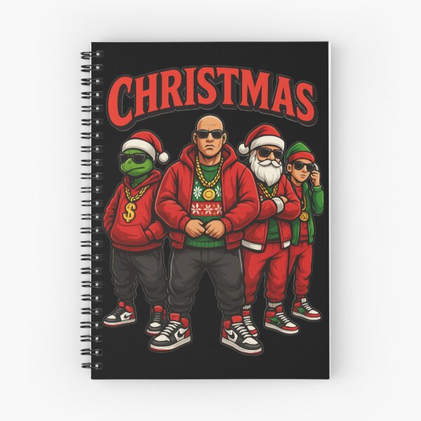 Item preview, Gangsta Christmas Crew – Cool Santa & Holiday Squad Cartoon Design designed and sold by RkRihan.