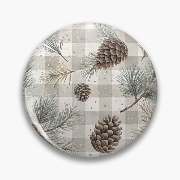 Item preview, Exquisite Christmas design with a neutral checkered pattern designed and sold by Merrylands Artshop.