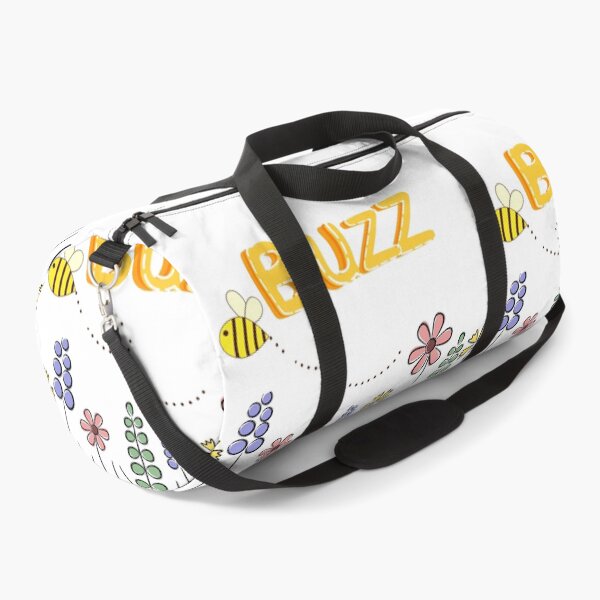 Item preview, Cute Buzzing Bee & Spring Flowers Illustration – Whimsical Nature Art designed and sold by KKCreationz.