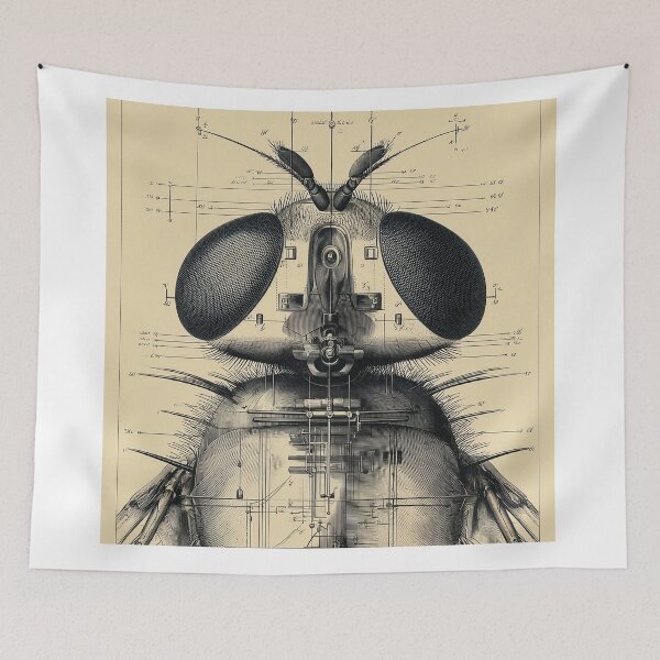 Item preview, Mechanical Diagram of a Fly designed and sold by lautir.